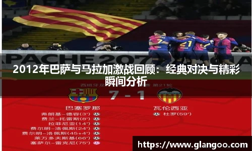 2012年巴萨与马拉加激战回顾：经典对决与精彩瞬间分析